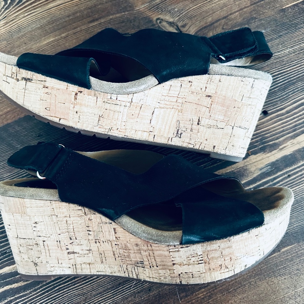 Clark wedge sandals